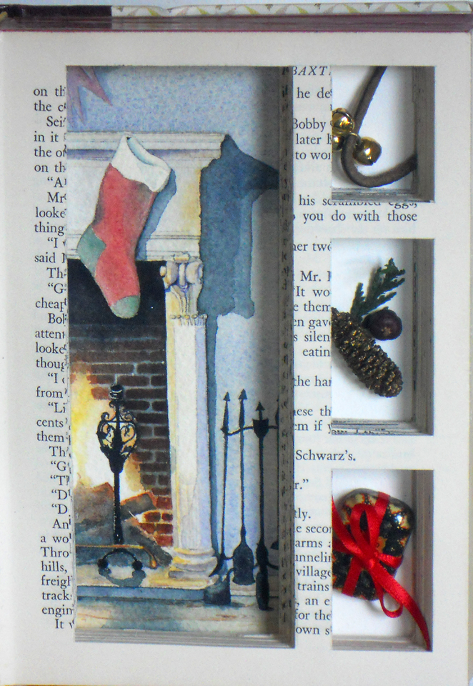 Merry Christmas, Mr Baxter - art book by Elaine Frenett (cutout)